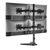 Equip 17"-32" Articulating Quad Monitor Tabletop Stand