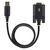 StarTech.com 1P3FFCB-USB-SERIAL soros kábel Fekete 1 M USB A típus RS-232