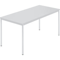 Table rectangulaire, tube carré plastifié