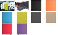 PAPERFLOW Cloison easyScreen, surface textile, noir (74600178)