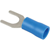 Cosse fourche 6mm 1,5 à 2,5mm2 bleu (70336)