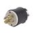 RS PRO Netzstecker Kabel, 3P+E, NEMA L21 - 30P, 120/208 V / 30A Schwarz, für USA