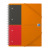 Oxford International A4+ Polypropylen doppelspiralgebundenes Meetingbook, liniert 6 mm, 80 Blatt, orange, SCRIBZEE® kompatibel