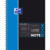 Oxford Studium A4+ Hardcover doppelspiralgebundenes Notebook, 5 mm kariert, 80 Blatt, sortierte Farben, SCRIBZEE® kompatibel