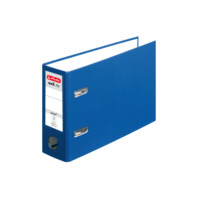 Büroordner Ordner maX.file protect A5 quer 7,5cm blau PP-Ordner, Verwendung für Papierformat: A5, S75, Hebelmechanik. Farbe: blau, Farbe des Rückens: blau