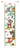 Counted Cross Stitch Height Chart: Forest Animals II