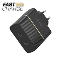 OtterBox EU Wall Charger 50W - 1X USB-C 30W + 1X USB-C 20W USB-PD - Wall Charger