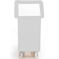 65 Litre Mobile Ingredients Trolley - Clear (R204A) - Natural