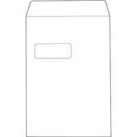 5 Star Value Envelopes Pocket Press Seal Window 100gsm C4 324x229mm White [Pack 250]