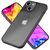 NALIA Matte Carbon Look Cover compatible with iPhone 14 Case, Translucent Carbon Structure Anti-Fingerprint Anti-Scratch Anti-Yellow Non-Slip, Slim Hard Back & Reinforced Silico...