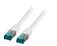 RJ45 Patchkabel S/FTP, Cat.6A, LSZH, 15m, weiß