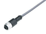 Sensor-Aktor Kabel, M12-Kabeldose, gerade auf offenes Ende, 5-polig, 5 m, PVC, g