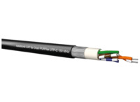 Polyurethan Ethernet-Kabel, Cat 5e, 8-adrig, AWG 26, schwarz, 501826700