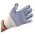 Gestrickte Handschuhe mit Noppen am Handteller, Gr.9