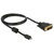 Delock Kábel - 83585 (micro HDMI -> DVI-D (24+1), apa-apa, 1m)
