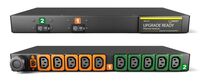 Geist Rack PDU, Basic (upgradeable), 1U, input IEC 60309 230V 32A, locking outputs (10)C13 MG01X1R1-10L133-3PS6C2H10-S, Basic, 1U, Rack Stromversorgung