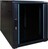 12U mini serverkast met glazen deur 600x600x720mm (BxDxH)