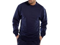 Click Sweatshirt, Lange mouwen, Maat 4XL, Blauw