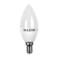 Status Maxim LED Candle - Edison Screw - Warm White - SES Fitting - 6W - 10 pc