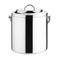 Insulated Ice Pail Wine Champagne Bucket - Stainless steel - 180x180(H)mm - 2L
