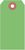 Anhängeetiketten - Fluoreszierend-Grün, 10.9 x 5.4 cm, Manilakarton