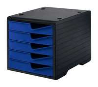 Schubladenbox styroswingbox schwarz / blau
