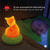 ANSMANN LED Nachtlicht Fuchs - Süße Einschlafhilfe mit Touch Sensor & Timer