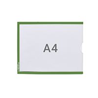 Lot de 2 PRODOC A4 vert vif adhésif