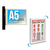 Porte-Visuel Signa. double-face A5 socle 23 cm