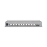 Ubiquiti Switch full managed Layer3 18 Port • 4x 2,5 GbE • 12x GbE • 2x SFP+ • Desktop • Lüfterlos • UniFi • USW-Pro-Max-16