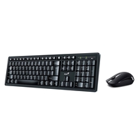KM-8200 Wireless Smart Keyboard and Mouse Combo Set, Customizable Function Keys,