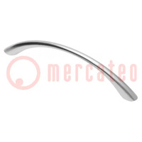 Holder; ZnAL; aluminium; H: 25mm; L: 111mm; W: 9.5mm; handle