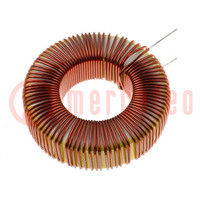 Inductor: wire; THT; 470uH; 3A; 187mΩ