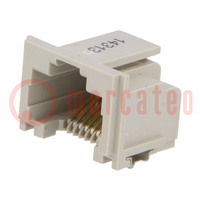 Connector: RJ45; socket; PIN: 8; Cat: 5; gold-plated; Layout: 8p8c