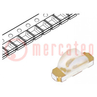 LED; SMD; 1204; jaune; 100÷150mcd; 3,2x1,5x1mm; 120°; 1,6÷2,4V; 20mA