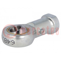 Ball joint; 10mm; M10; 1.5; right hand thread,inside; steel