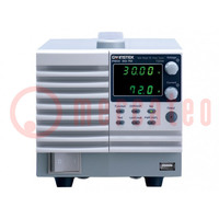 Power supply: programmable laboratory; Ch: 1; 0÷30VDC; 72A; 720W