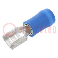 Terminal: flat; 4.8mm; 0.8mm; female; 1÷2.5mm2; crimped; for cable