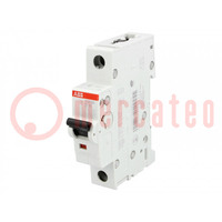 Circuit breaker; 230/400VAC; Inom: 16A; Poles: 1; Charact: B; 10kA