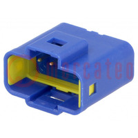Connector: wire-wire/PCB; 560,E-Seal; male; socket; THT; blue; IP67