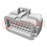 Connector: automotive; AMPSEAL; female; plug; for cable; PIN: 23