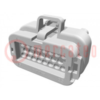 Connector: automotive; plug; female; AMPSEAL; for cable; PIN: 23