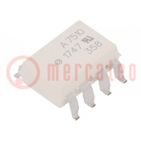 Optocoupler; SMD; Ch: 1; OUT: isolation amplifier; 3.75kV; 15kV/μs
