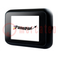 Woltomierz; cyfrowy,montażowy; 0÷40V; na panel; LCD 2,4"; 320x240