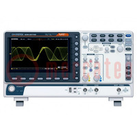 Osciloscopio: digital; DSO; Ch: 2; 70MHz; 1Gsps; 10Mpts; LCD TFT 8"