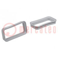 Sealing frame; Shore hardness: 50; 81x43x12mm; NBR rubber