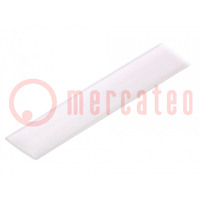 Heat shrink sleeve; glueless; 2: 1; 25.4mm; L: 1m; transparent