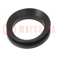 V-ring washer; NBR rubber; Shaft dia: 24÷27mm; L: 7.5mm; Ø: 22mm
