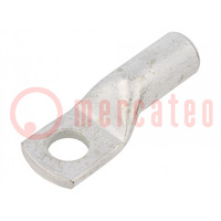 Terminale: occhiello con tubo; M16; 120mm2; da crimpare; dritto