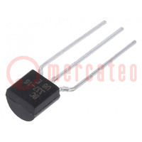 Transistor: NPN; bipolaire; 45V; 0,8A; 625mW; TO92